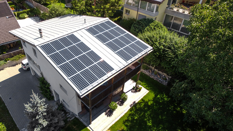 Solaranlage Einfamilienhaus in Igis