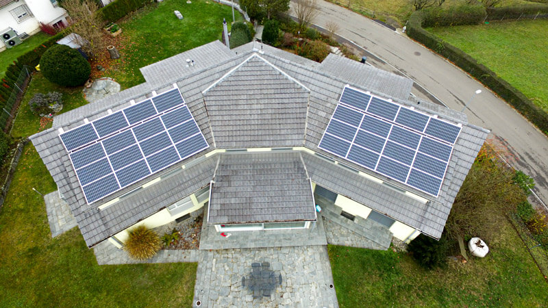 Solaranlage Einfamilienhaus in Dielsdorf