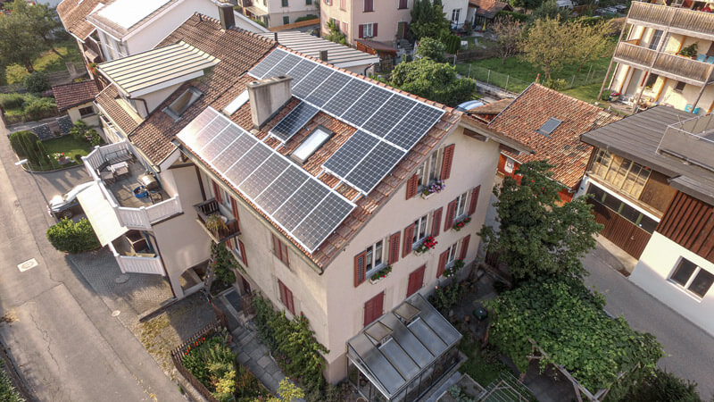 Solaranlage Einfamilienhaus in Maienfeld