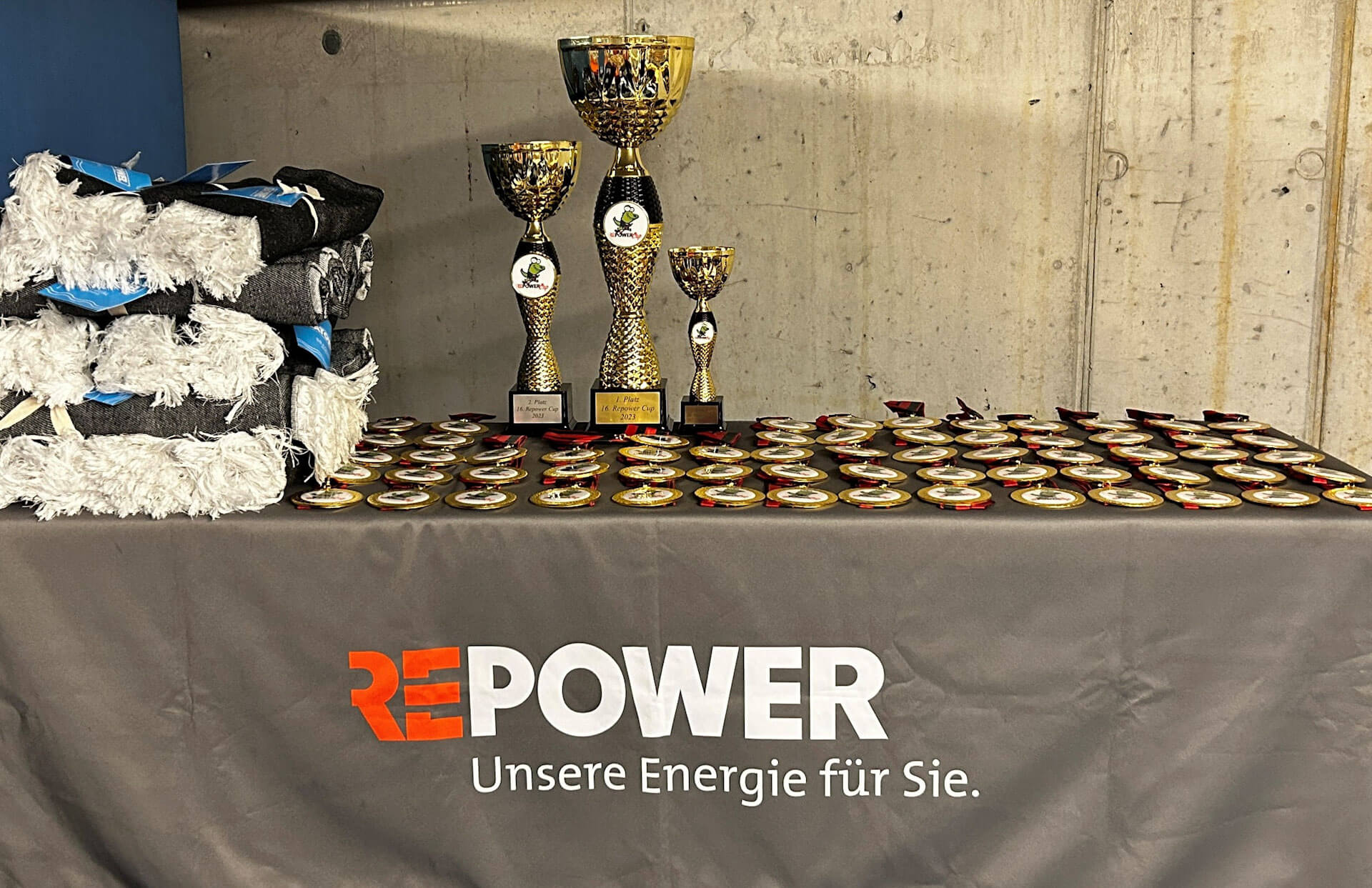 Pokale und Medaillen am Repower Cup 2023