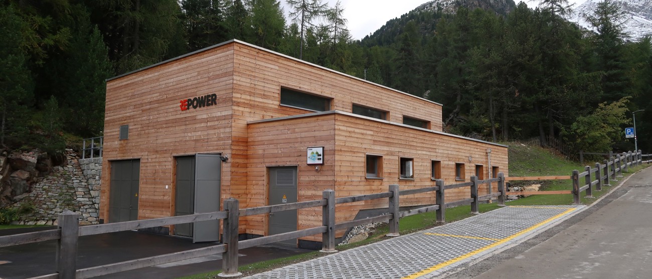 Edificio della centrale di Morteratsch – Repower acquisisce tutte le azioni della società.