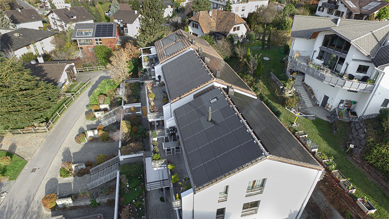 Private Solaranlage in Jenins