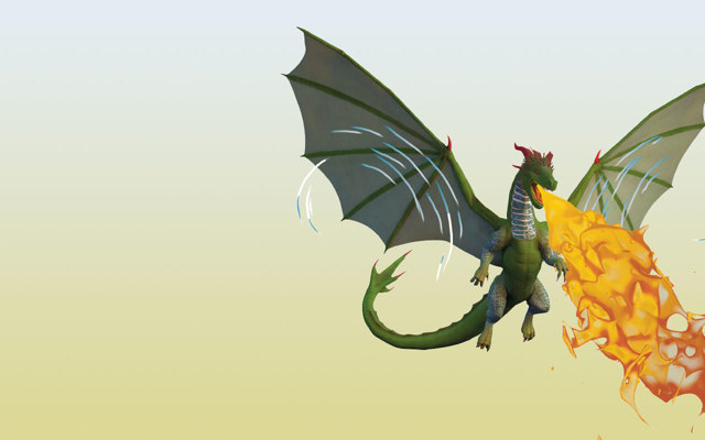 Grafico con un drago