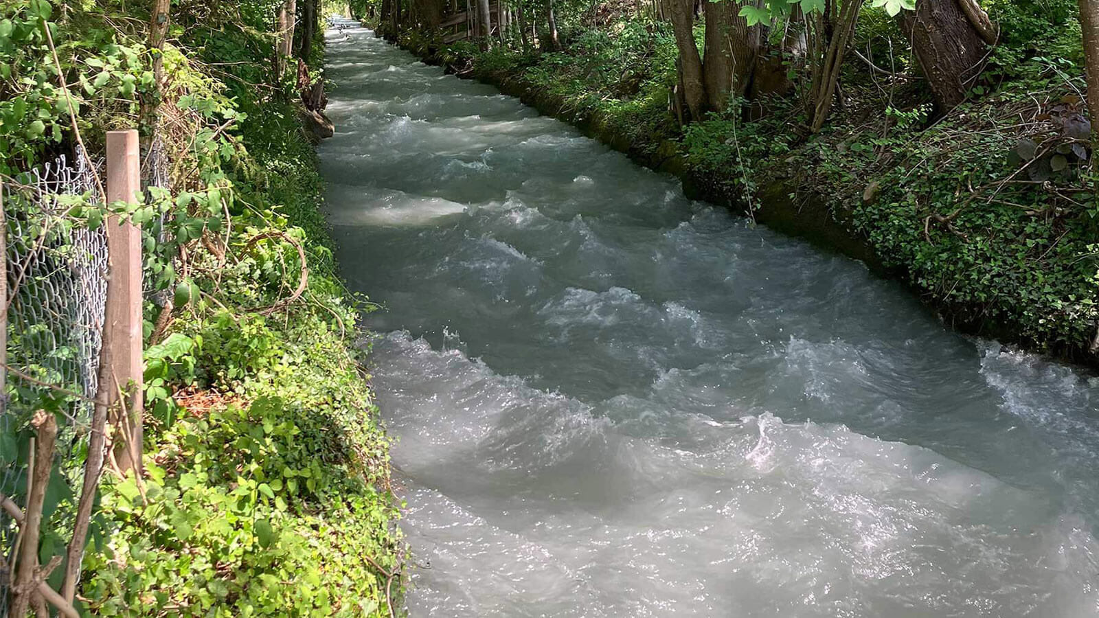 Il torrente Mühlbach presso Landquart