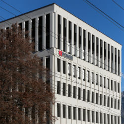 Das Bürogebäude von Repower in Landquart