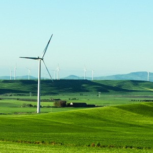 Parco eolico di Lucera in Italia