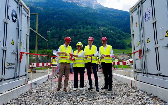 Repower inaugura il suo sistema di accumulo a batteria «Multiflex».