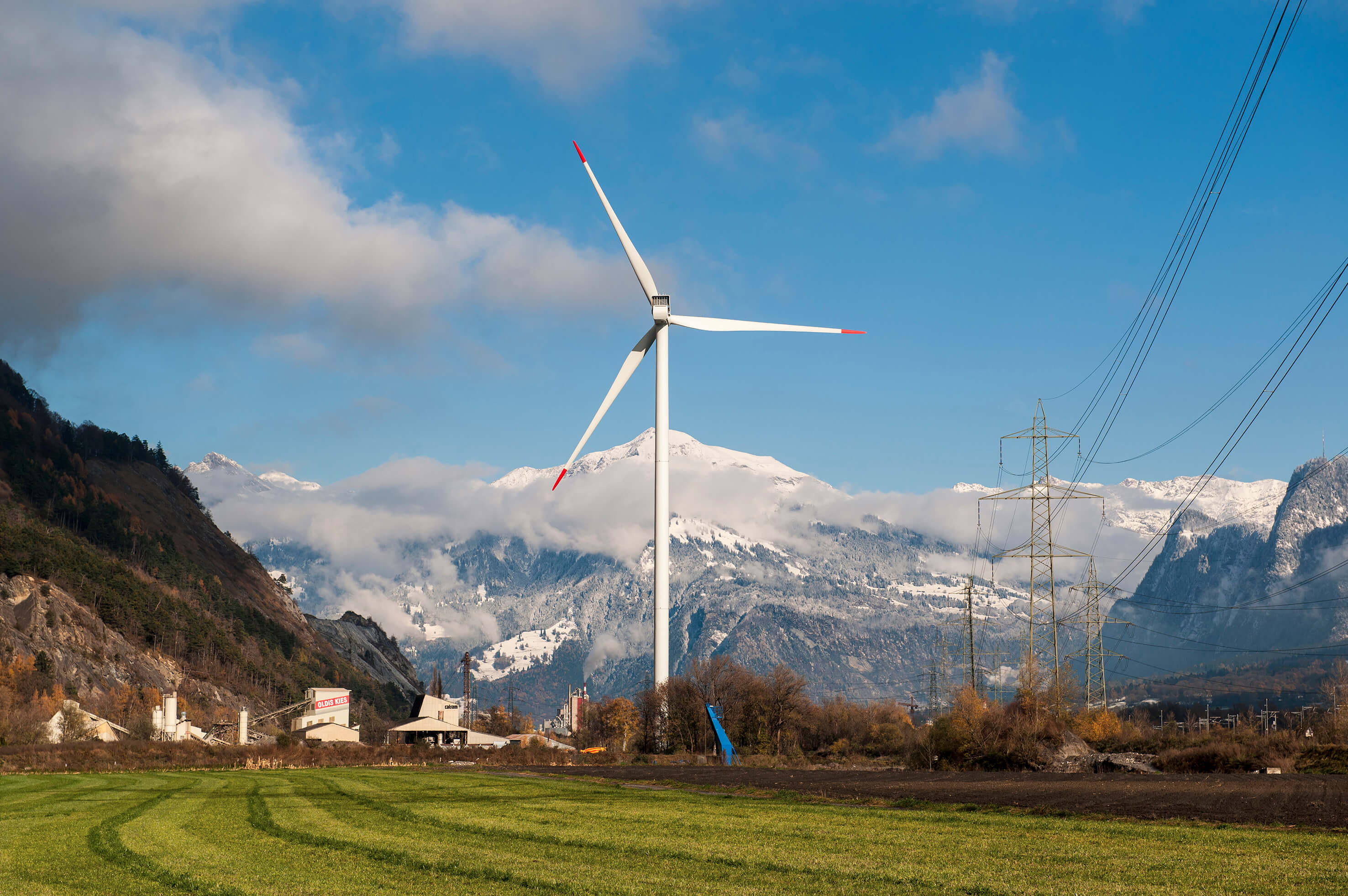 Windkraft gehört mit der Sonnenenergie zu wichtigen Eckpfeilern der Energiestrategie 2050