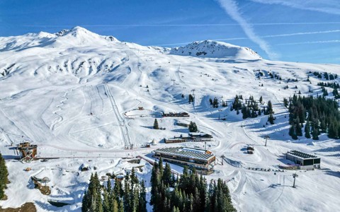 Il comprensorio sciistico Madrisa sopra Klosters