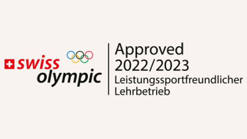 Swiss Olympic zeichnet leistungssportfreundliche Lehrbetriebe aus.
