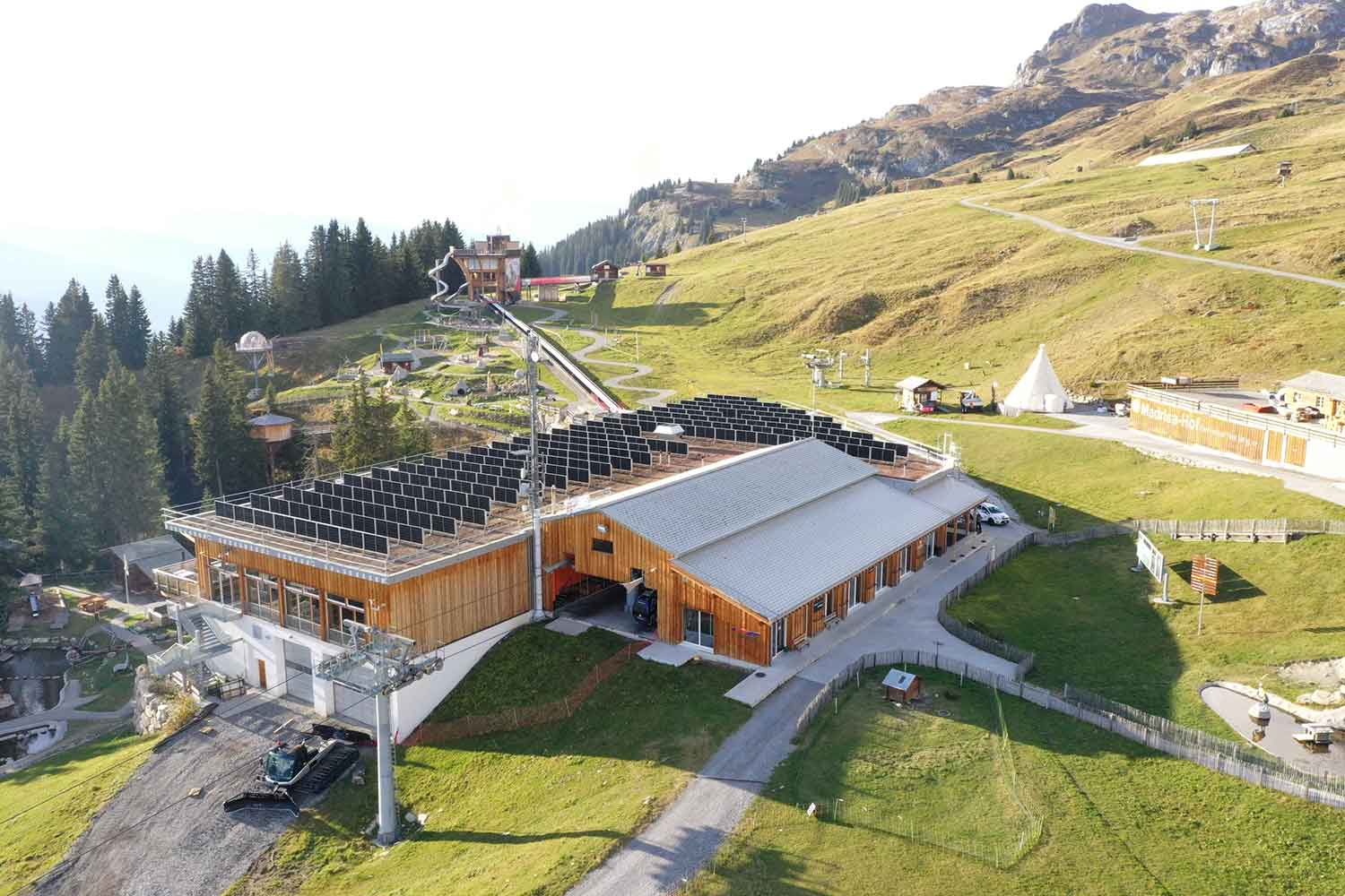 L’impianto solare della Klosters-Madrisa Bergbahnen AG