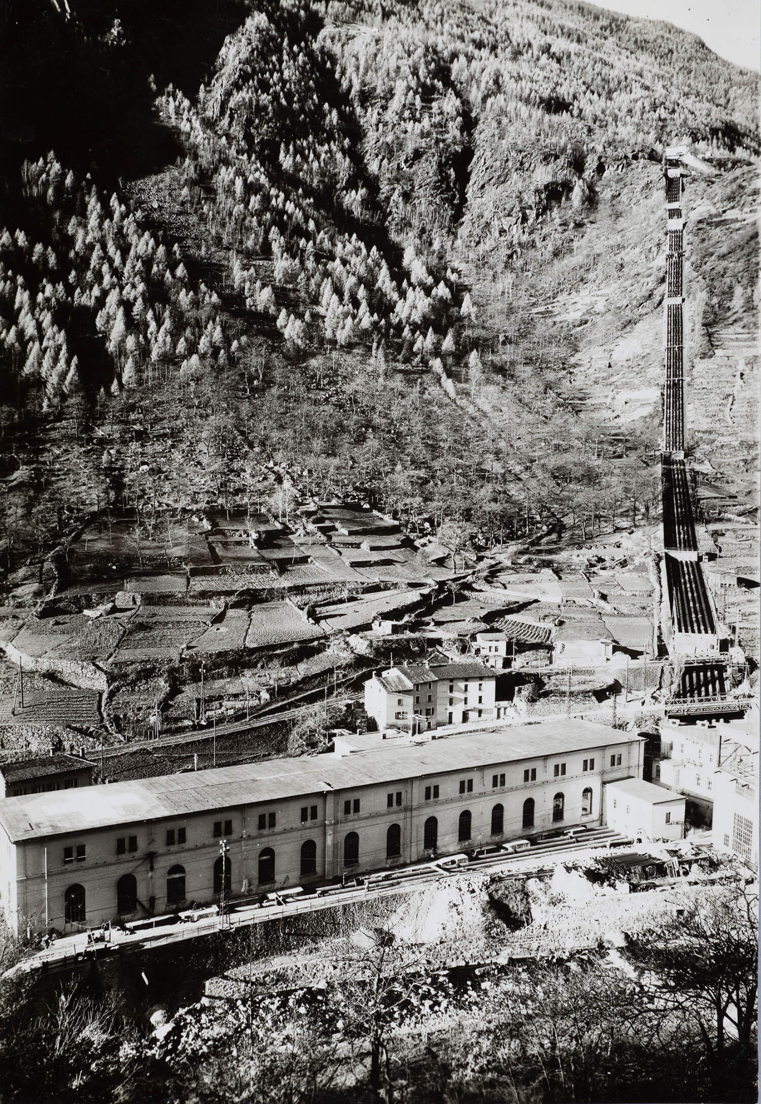 Das Kraftwerk Campocologno war bei seiner Errichtung das grösste